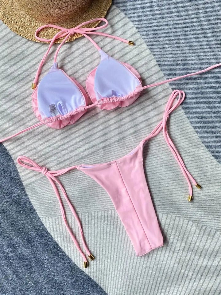 Printed Bikini – Low - Waist, Padded & Wire - Free Design 2025 - VeauBeauty