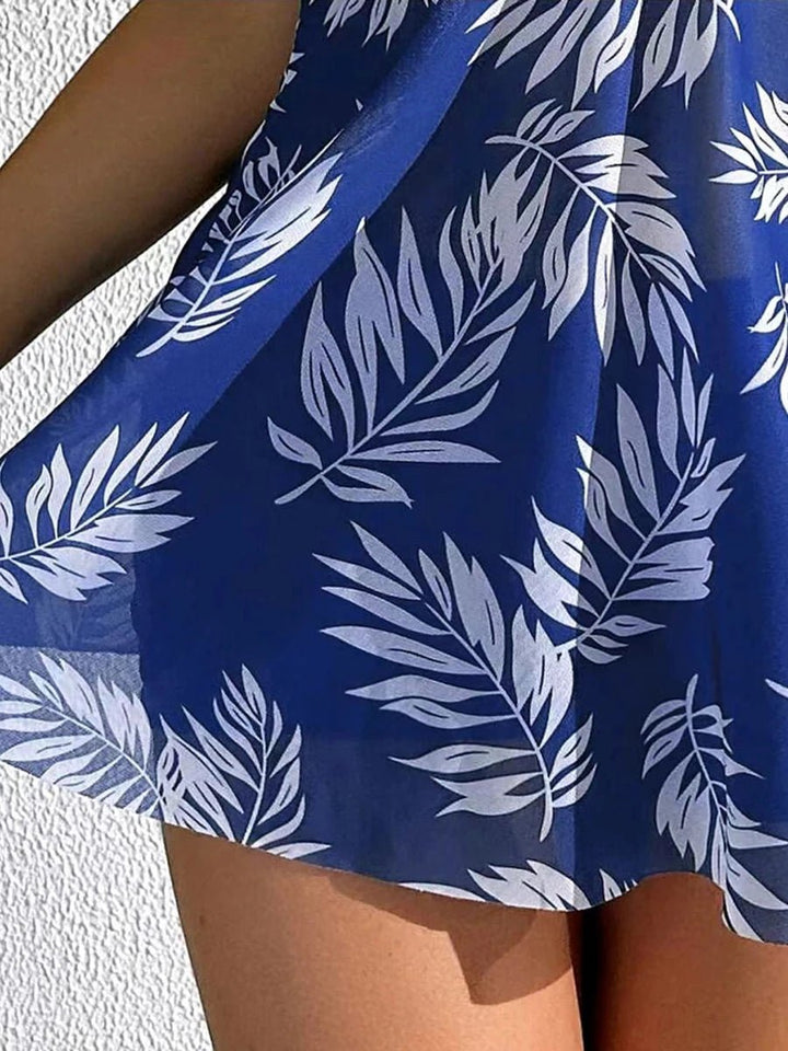 Printed Bikini Set – Wire - Free Two - Piece Swimwear for Women 2025 - VeauBeauty