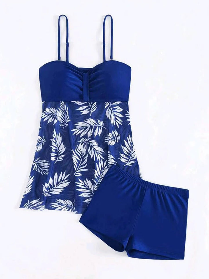 Printed Bikini Set – Wire - Free Two - Piece Swimwear for Women 2025 - VeauBeauty