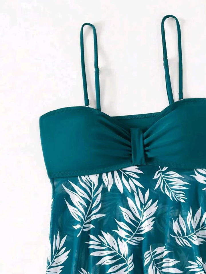 Printed Bikini Set – Wire - Free Two - Piece Swimwear for Women 2025 - VeauBeauty