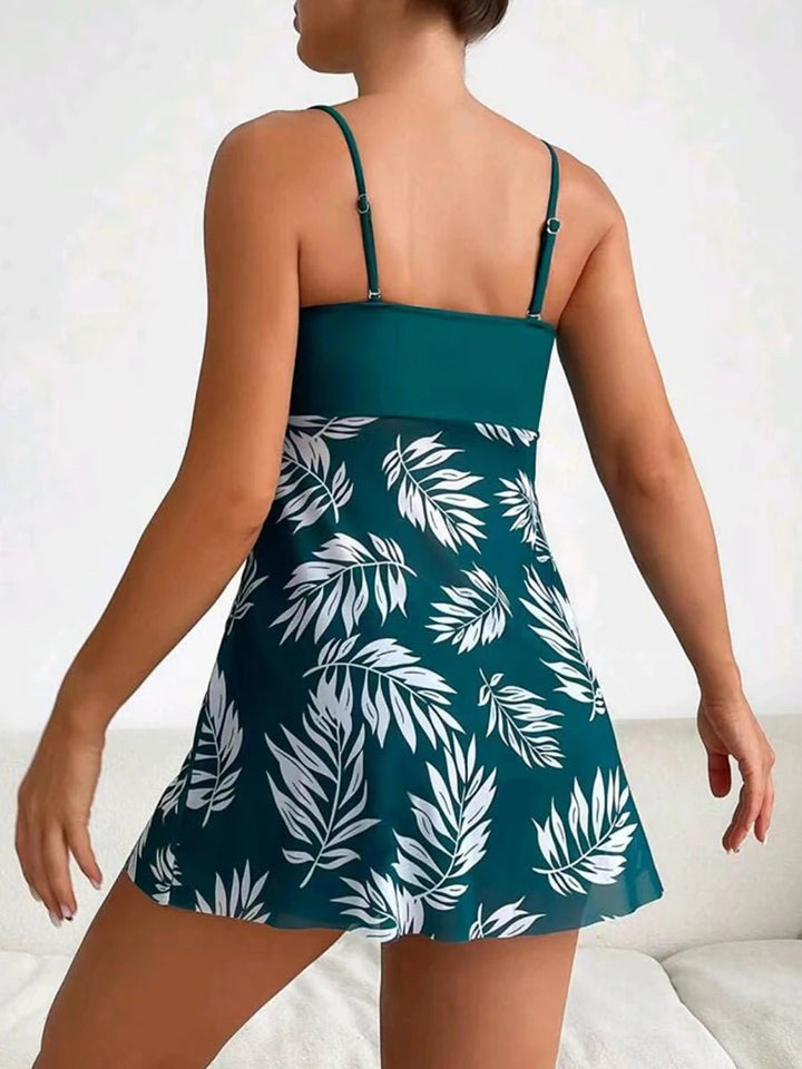 Printed Bikini Set – Wire - Free Two - Piece Swimwear for Women 2025 - VeauBeauty
