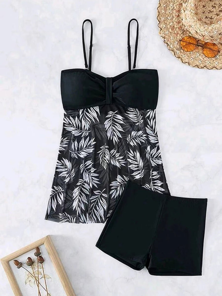 Printed Bikini Set – Wire - Free Two - Piece Swimwear for Women 2025 - VeauBeauty