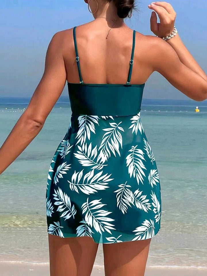 Printed Bikini Set – Wire - Free Two - Piece Swimwear for Women 2025 - VeauBeauty