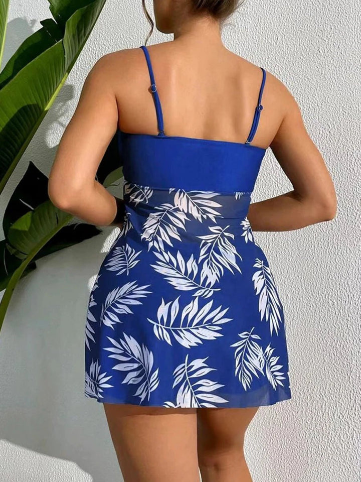 Printed Bikini Set – Wire - Free Two - Piece Swimwear for Women 2025 - VeauBeauty