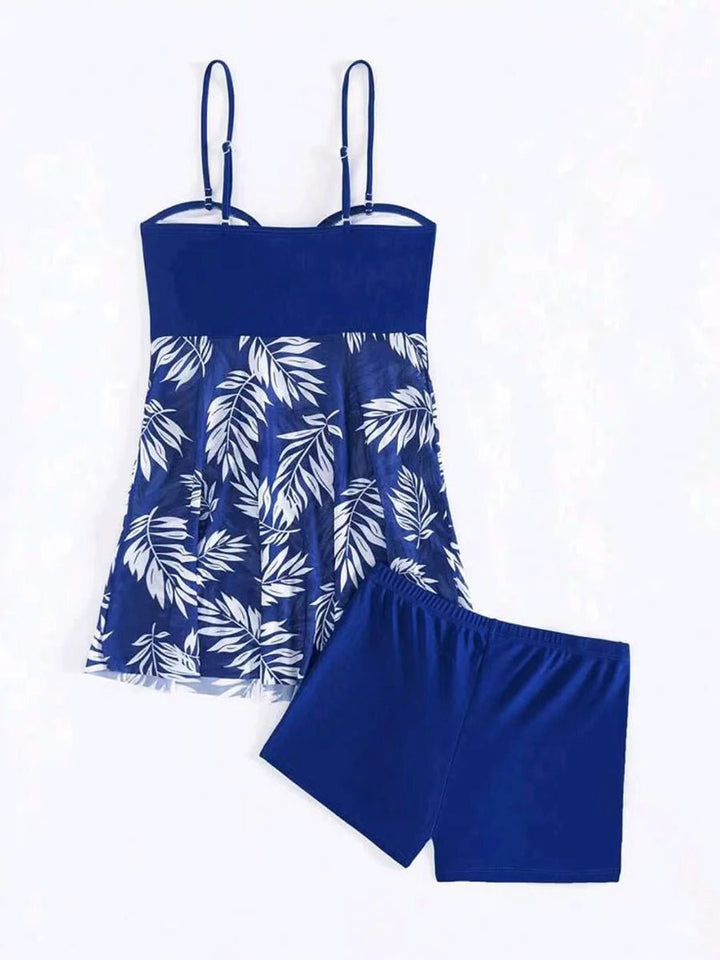 Printed Bikini Set – Wire - Free Two - Piece Swimwear for Women 2025 - VeauBeauty