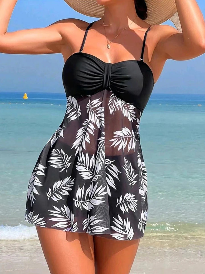 Printed Bikini Set – Wire - Free Two - Piece Swimwear for Women 2025 - VeauBeauty