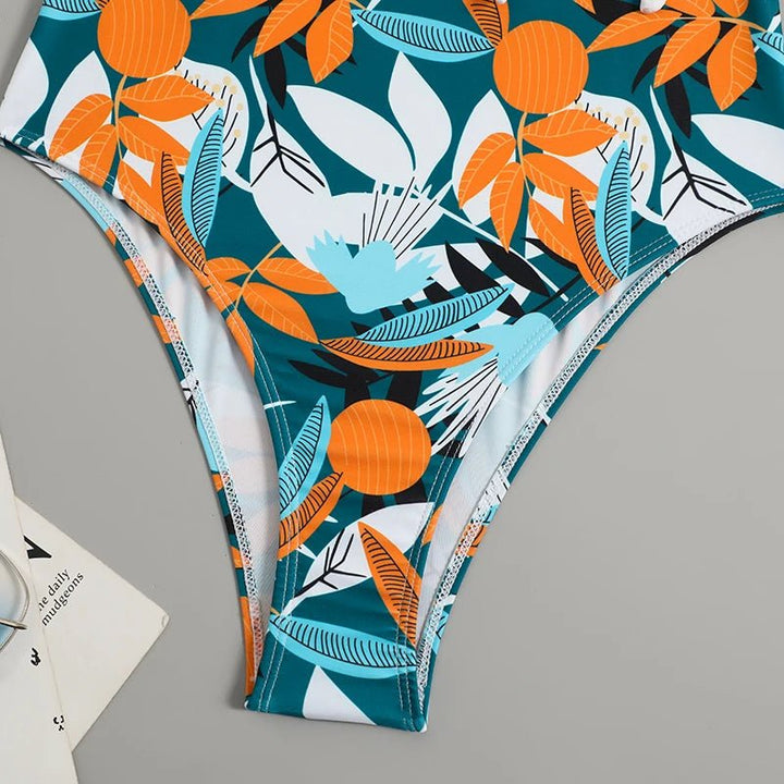 Printed Slim - Fit One - Piece Swimsuit – Soft Stretch Beachwear for Women 2025 - VeauBeauty
