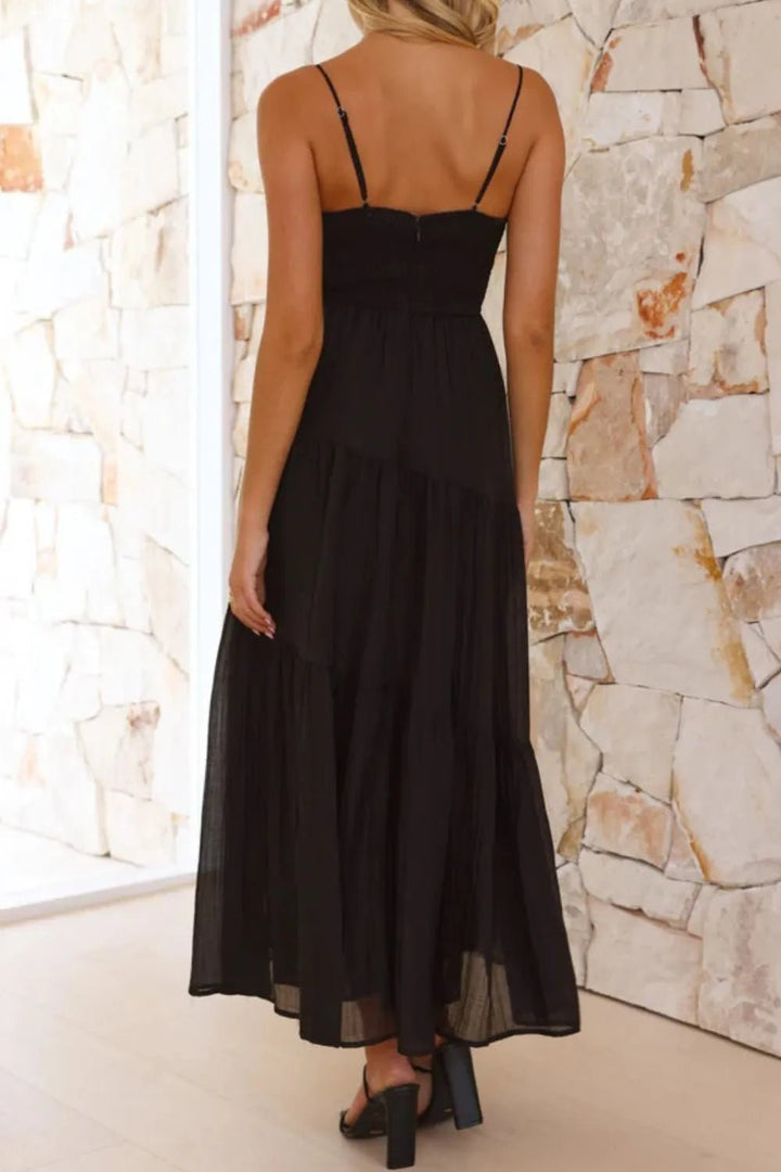Ruched Smocked Back Cami Dress - VeauBeauty