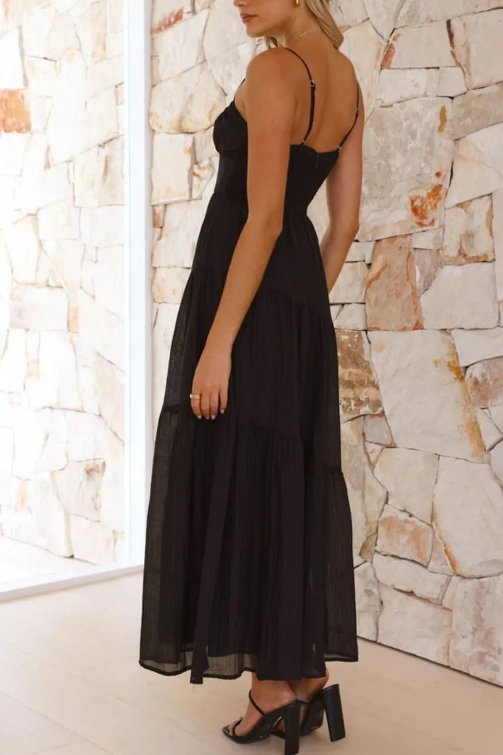 Ruched Smocked Back Cami Dress - VeauBeauty