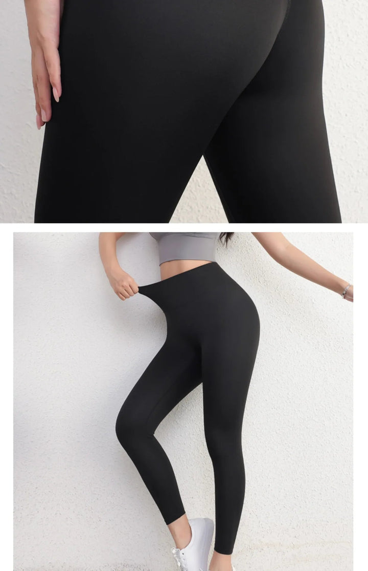 Seamless Peach Hip Yoga Pants – Women's Breathable Tight Waist Fitness Leggings - VeauBeauty