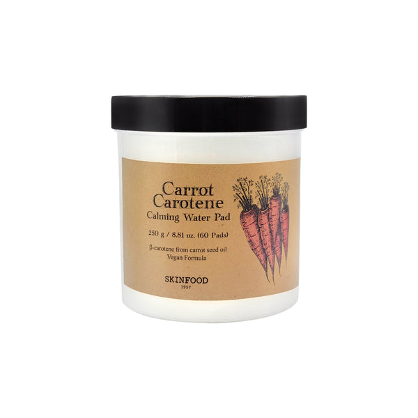 SKINFOOD Carrot Carotene Calming Water Pad 60 Pads - VeauBeauty