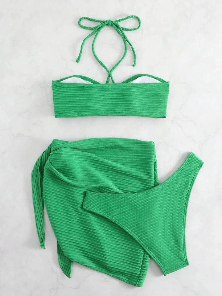 Sleek Wire - Free Bikini Set – Low Waist Padded Swimwear for Women (2025) - VeauBeauty