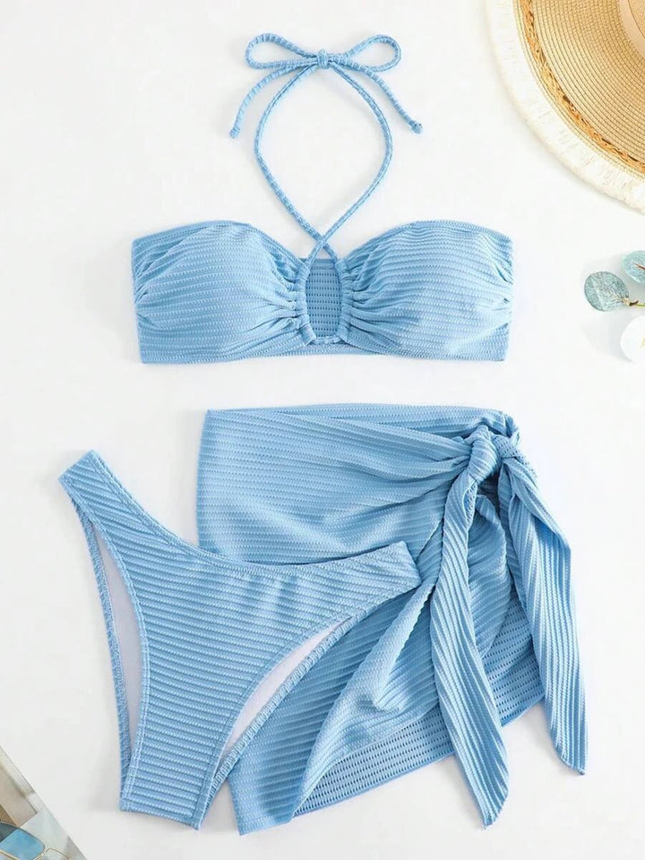 Sleek Wire - Free Bikini Set – Low Waist Padded Swimwear for Women (2025) - VeauBeauty