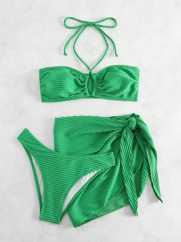 Sleek Wire - Free Bikini Set – Low Waist Padded Swimwear for Women (2025) - VeauBeauty