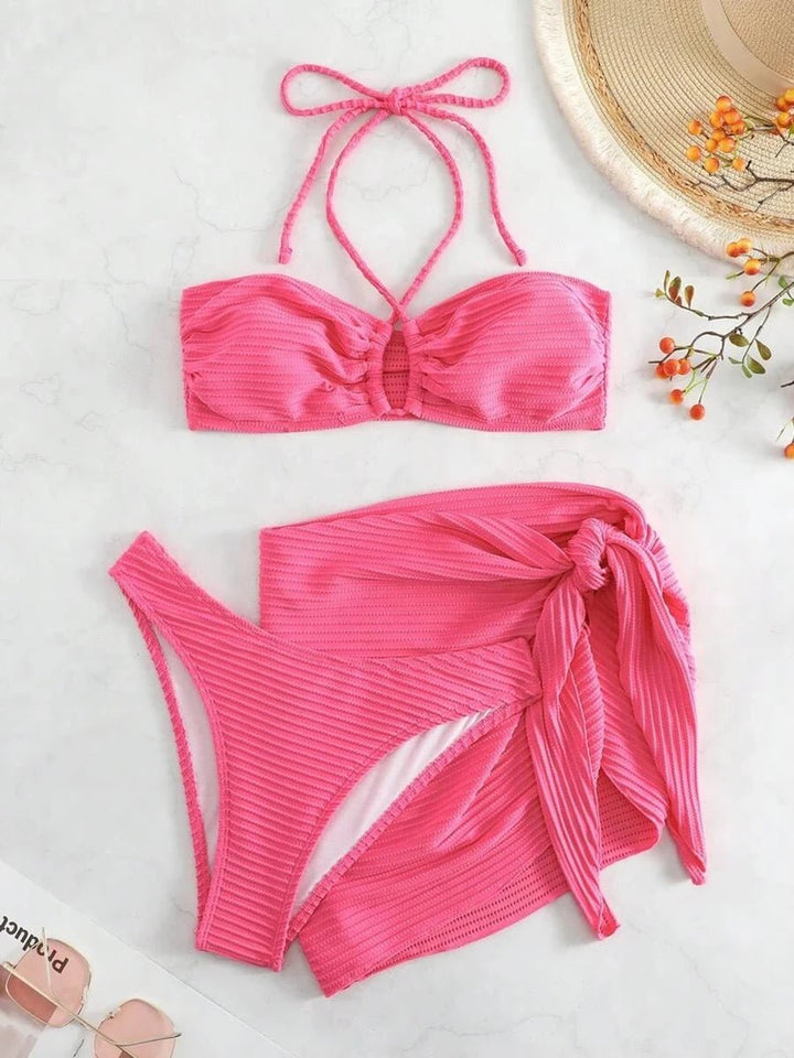 Sleek Wire - Free Bikini Set – Low Waist Padded Swimwear for Women (2025) - VeauBeauty