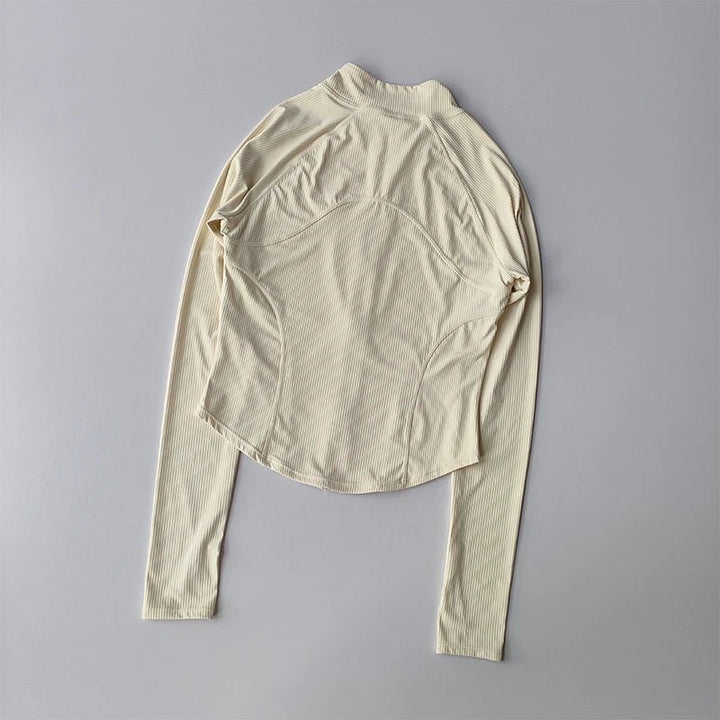 Slim Fit Sports Jacket – Women's Quick Dry Yoga and Running Zip - Up Top 2025 - VeauBeauty