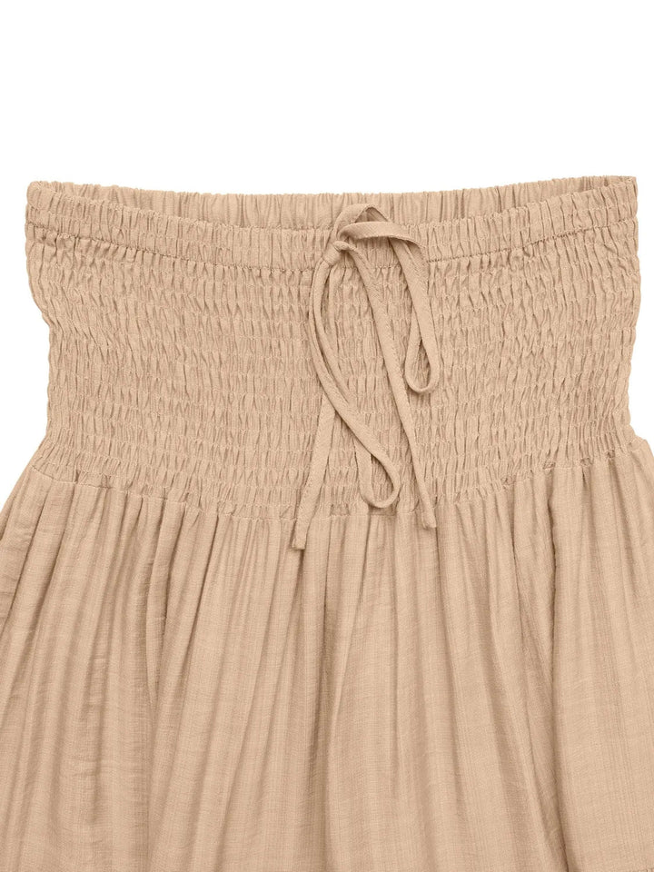 Smocked Tiered Skirt - VeauBeauty