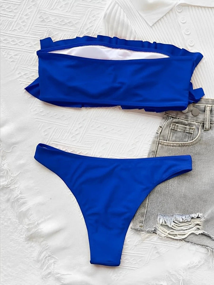 Soft Fit Bikini Set – Wire - Free Low Waist Padded Swimwear for Women (2025) - VeauBeauty