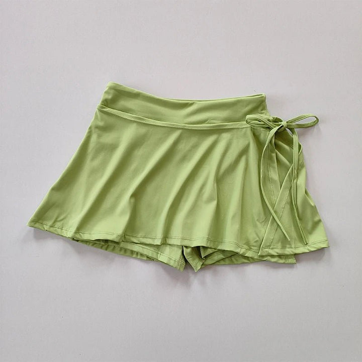 Sports Yoga Tennis Skirt – Quick - Dry Pocket Split Strap Skirt Pants 2025 - VeauBeauty