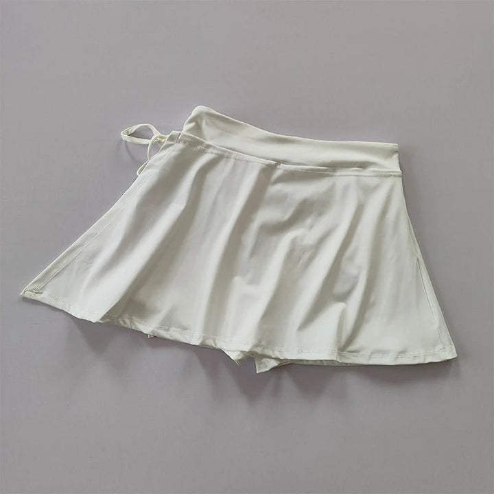 Sports Yoga Tennis Skirt – Quick - Dry Pocket Split Strap Skirt Pants 2025 - VeauBeauty