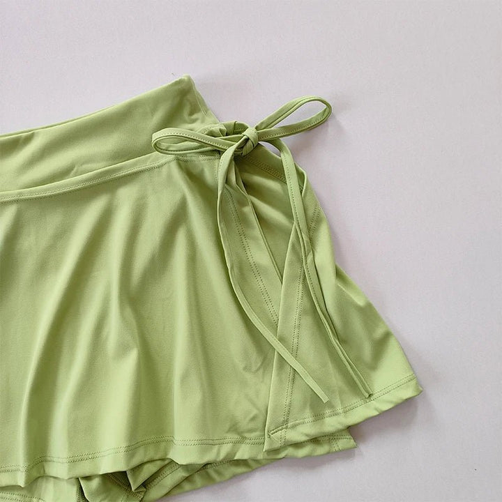 Sports Yoga Tennis Skirt – Quick - Dry Pocket Split Strap Skirt Pants 2025 - VeauBeauty