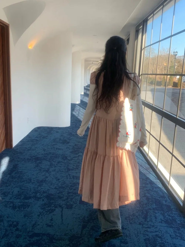 Spring ALine Dress – Korean Style Sleeveless Long Skirt for Women 2025 - VeauBeauty
