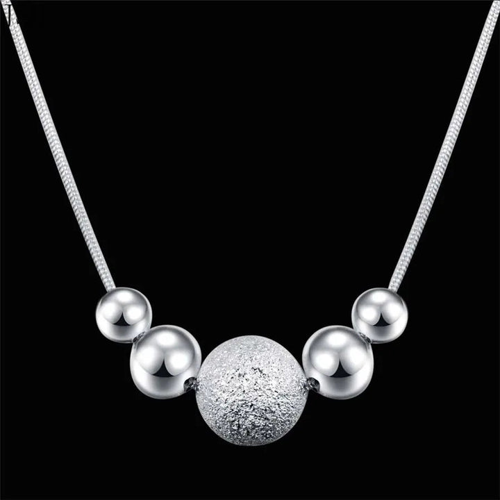 Sterling Silver Heart Pendant Necklace – Classic 18Inch Charm for Women Jewelry - VeauBeauty