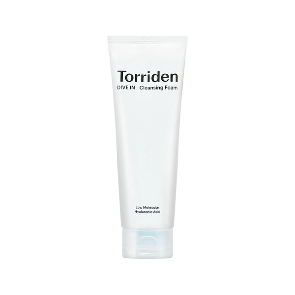 Torriden DIVE - IN Low Molecular Hyaluronic Acid Cleansing Foam 150ml – Gentle Hydration & Skin Barrier Support - VeauBeauty