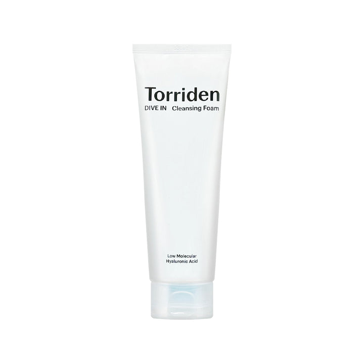 Torriden DIVE - IN Low Molecular Hyaluronic Acid Cleansing Foam 150ml – Gentle Hydration & Skin Barrier Support - VeauBeauty