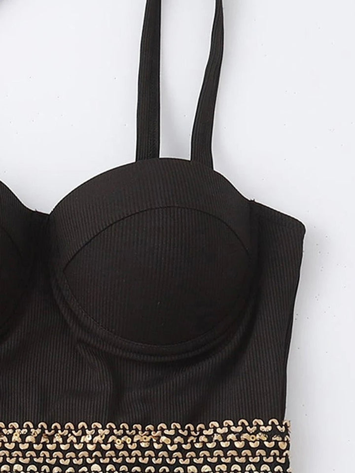 Velvica Push - Up Swimsuit – 2025 Black One - Piece Bodysuit Swimwear for Women - VeauBeauty