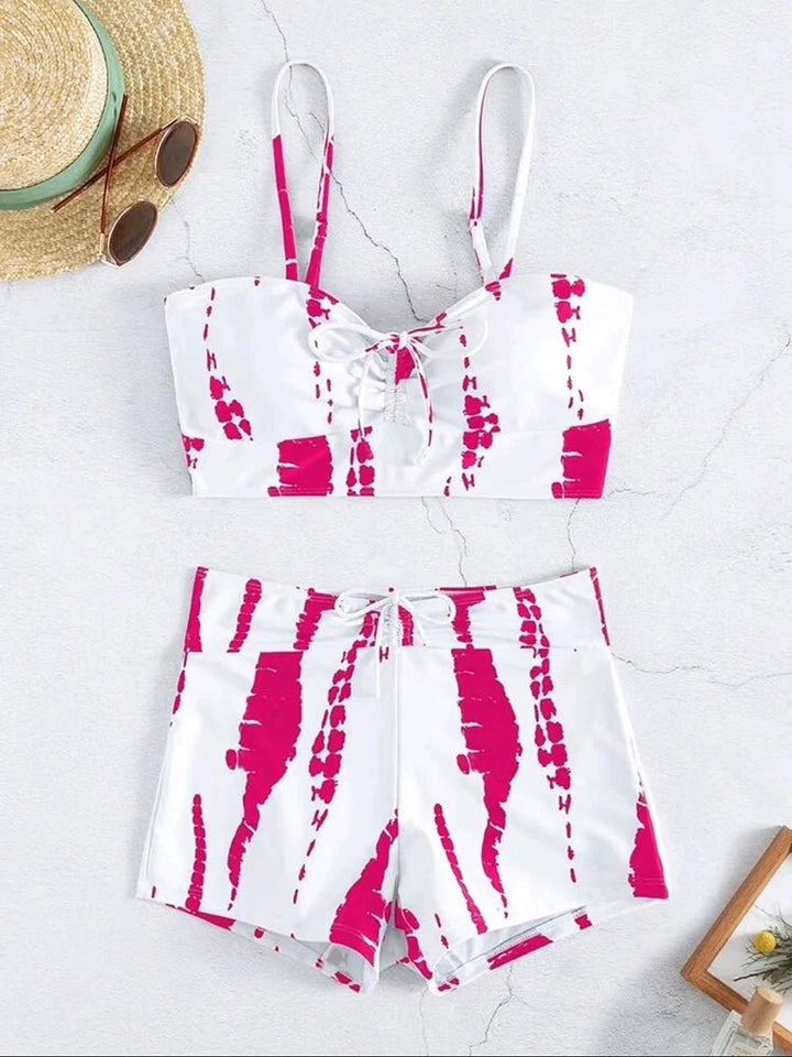 VersaFit High Waist Bikini Set – Multi - Pattern Wire - Free Padded Swimwear for Women 2025 - VeauBeauty