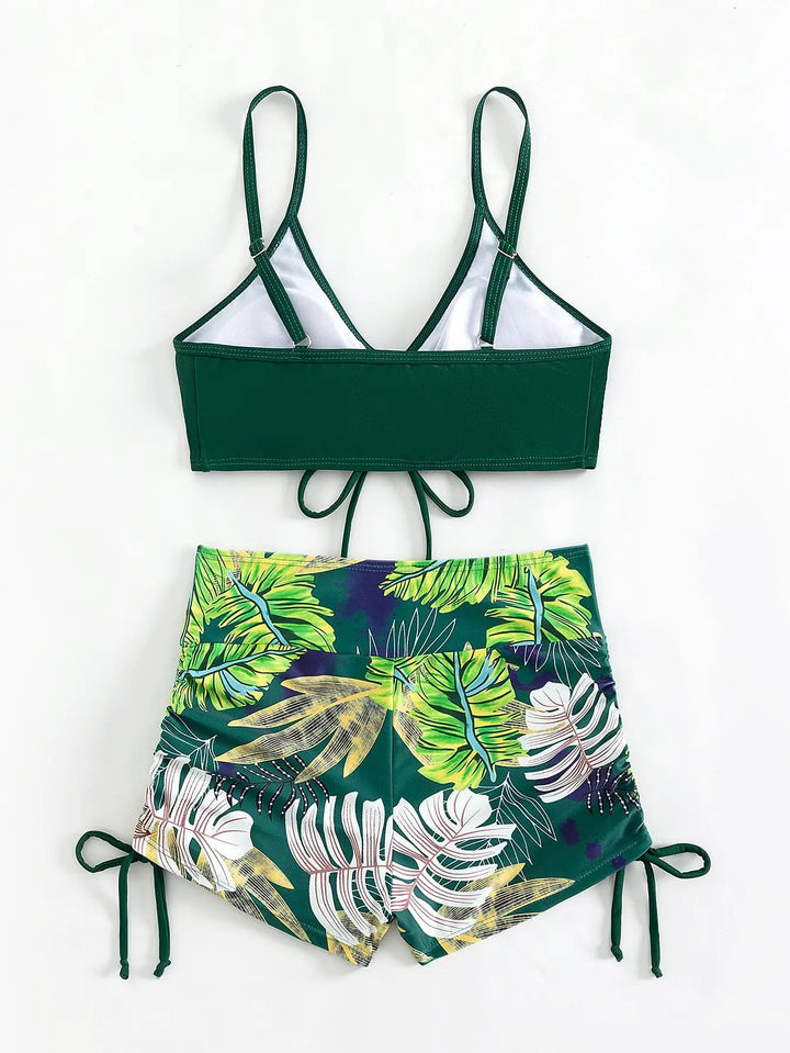 VersaFit High Waist Bikini Set – Multi - Pattern Wire - Free Padded Swimwear for Women 2025 - VeauBeauty