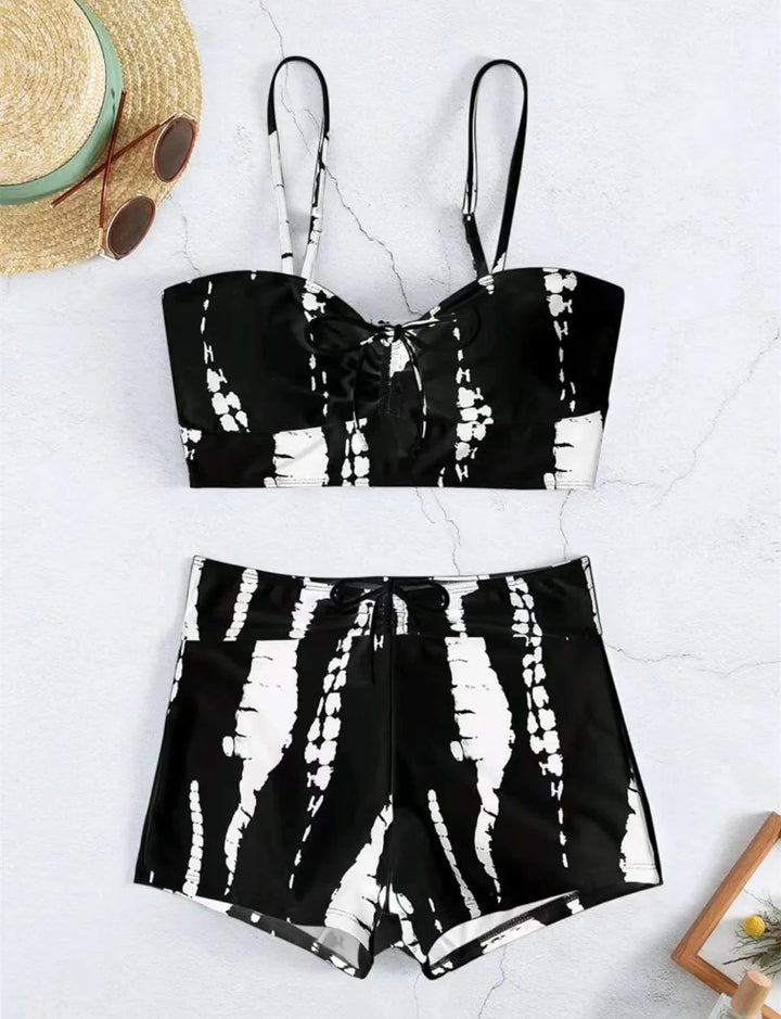 VersaFit High Waist Bikini Set – Multi - Pattern Wire - Free Padded Swimwear for Women 2025 - VeauBeauty