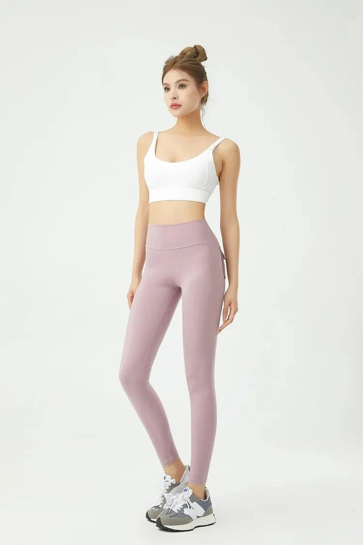 Women's Cargo Wind Fitness Pants – High Waist Stretch Yoga Leggings with Pockets - VeauBeauty
