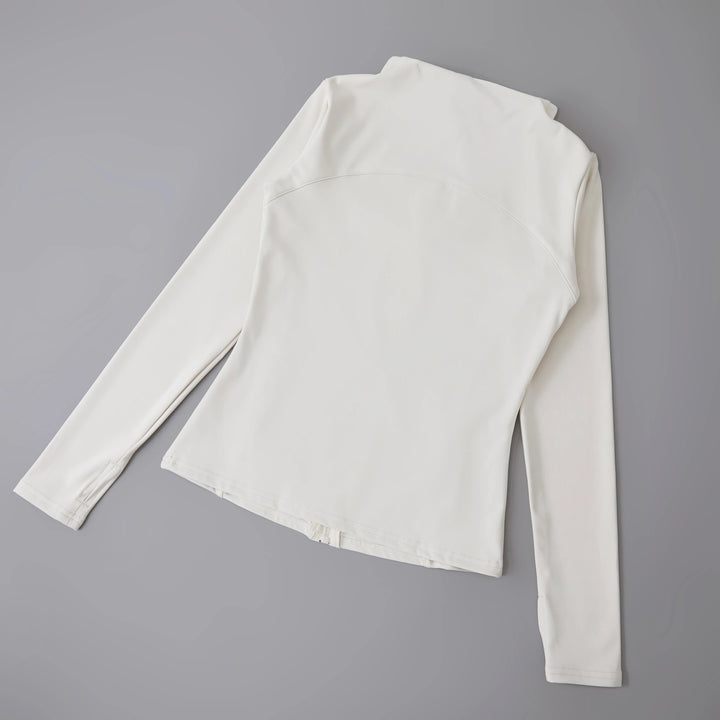 Women's Full Zip Yoga Jacket – Quick Dry, Thumb Hole, Slim Fit Sportswear - VeauBeauty