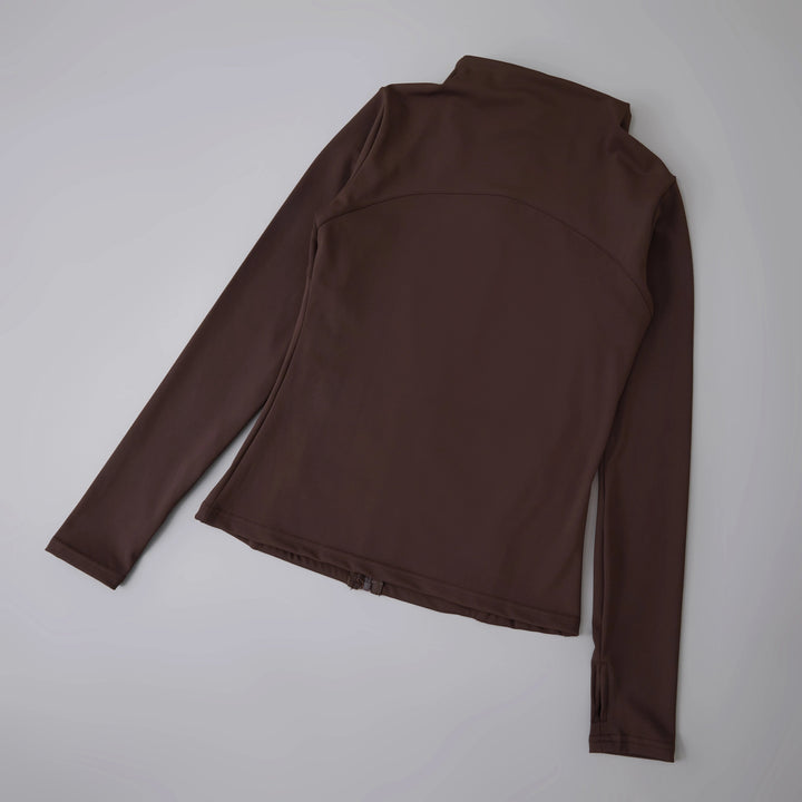 Women's Full Zip Yoga Jacket – Quick Dry, Thumb Hole, Slim Fit Sportswear - VeauBeauty