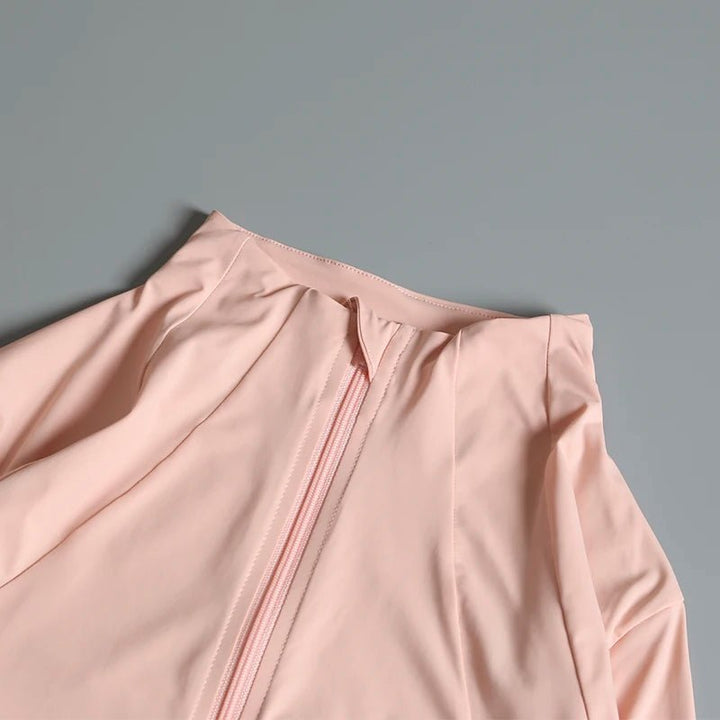 Women's High Elastic Yoga Jacket – Long Sleeve Loose Fit Fitness Top - VeauBeauty