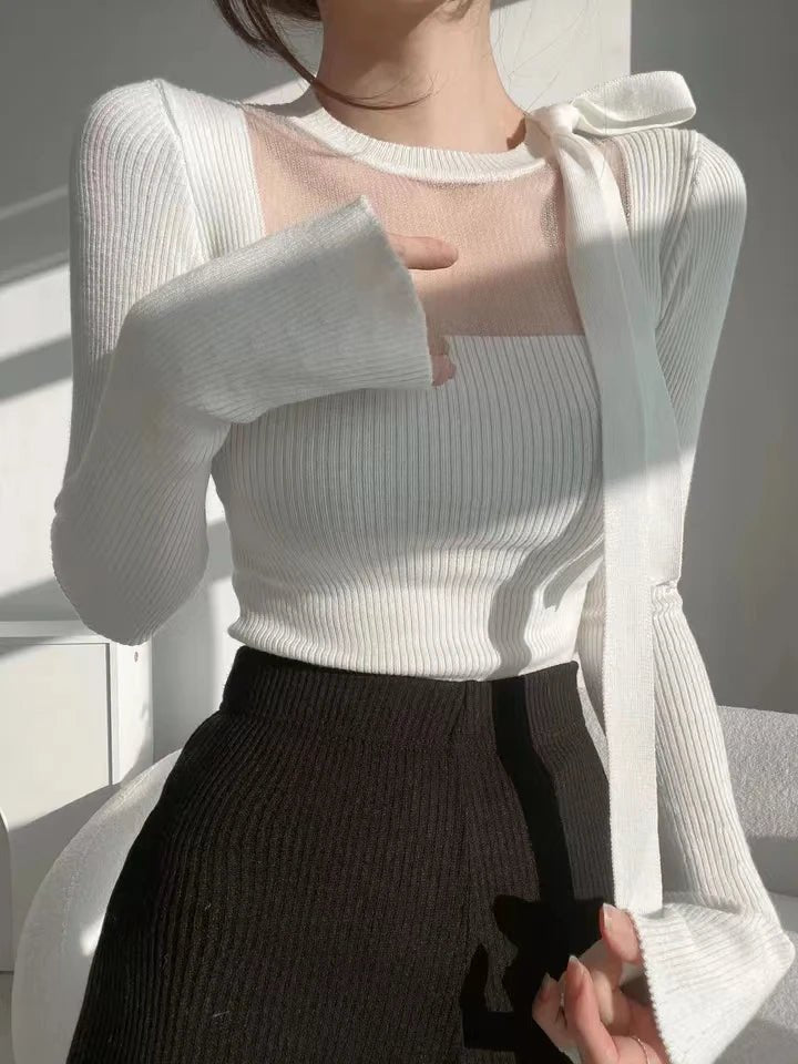 Women's Knit Sleeveless Top – Loose Fit Minimalist Layering Piece - VeauBeauty