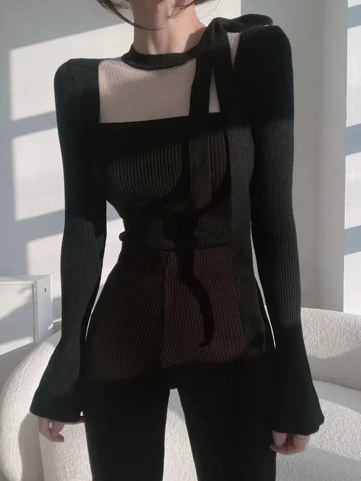 Women's Knit Sleeveless Top – Loose Fit Minimalist Layering Piece - VeauBeauty