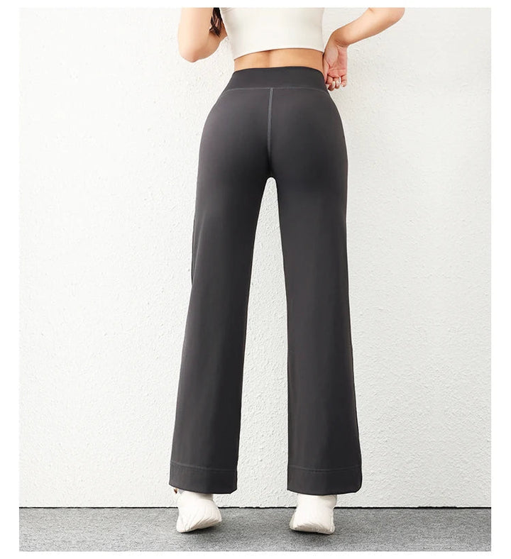 Women's Loose Fit Wide Leg Sweatpants – Casual Yoga Pants with Pockets - VeauBeauty