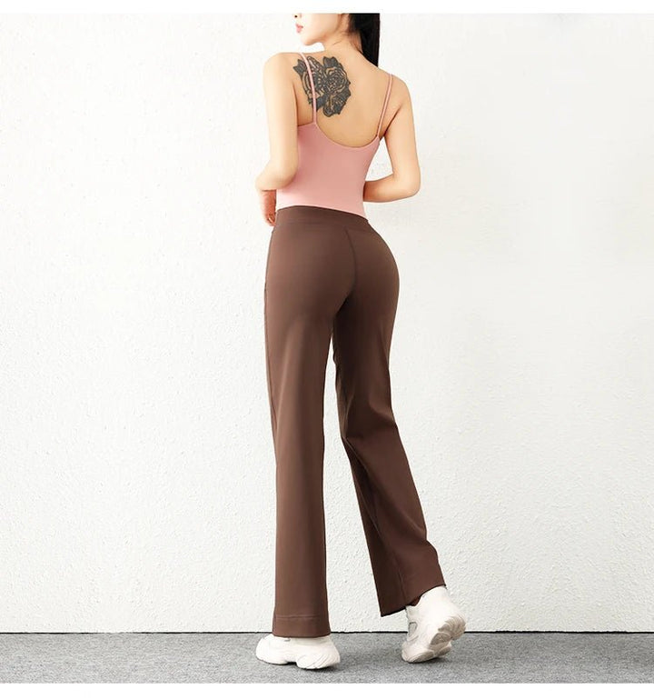 Women's Loose Fit Wide Leg Sweatpants – Casual Yoga Pants with Pockets - VeauBeauty
