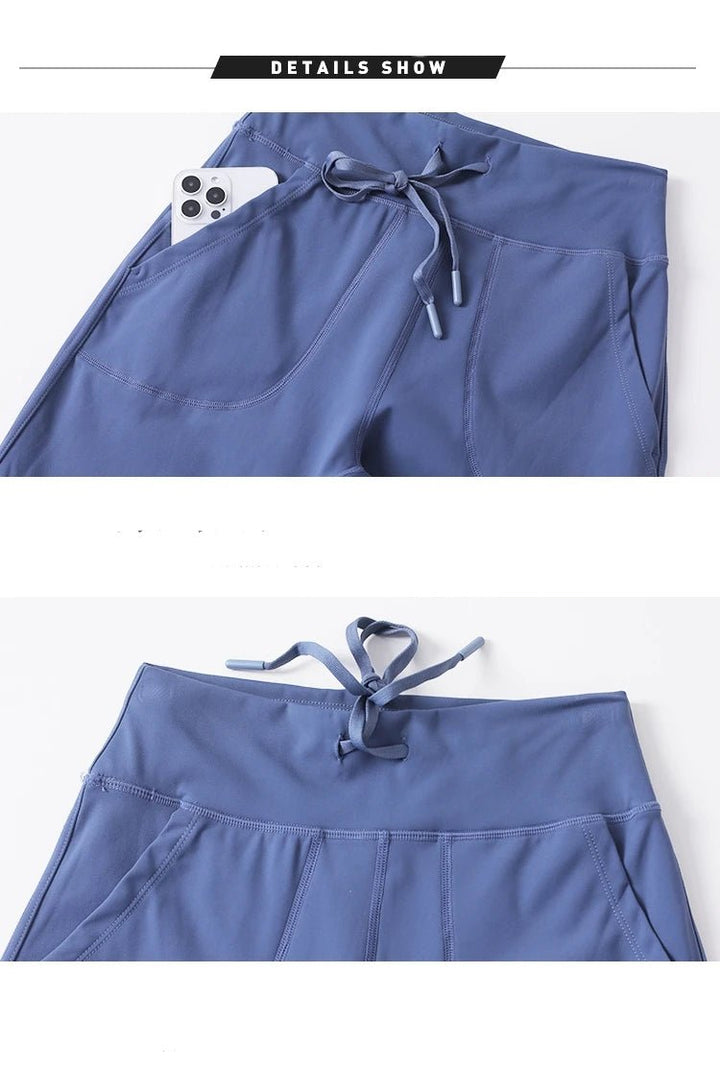 Women's Loose Fit Wide Leg Sweatpants – Casual Yoga Pants with Pockets - VeauBeauty