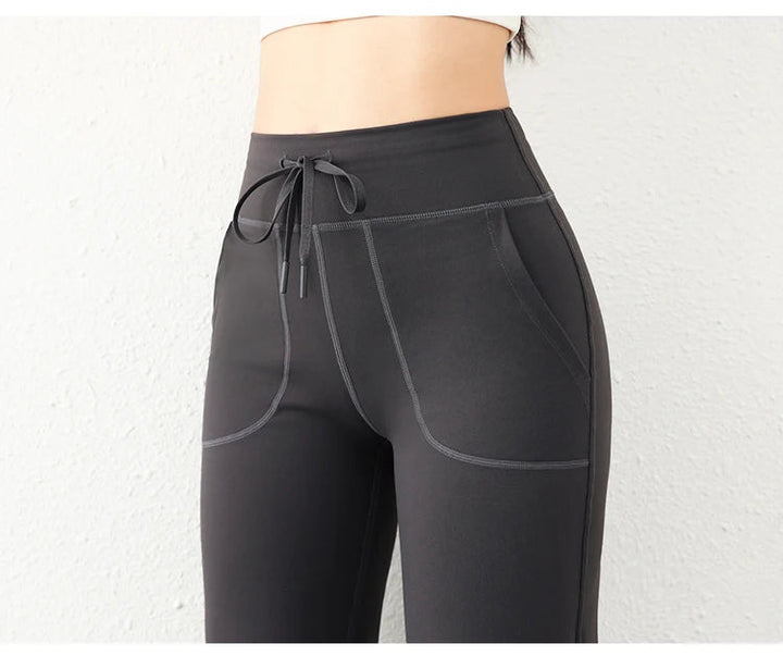 Women's Loose Fit Wide Leg Sweatpants – Casual Yoga Pants with Pockets - VeauBeauty