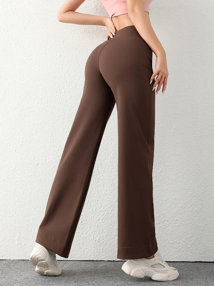 Women's Loose Fit Wide Leg Sweatpants – Casual Yoga Pants with Pockets - VeauBeauty