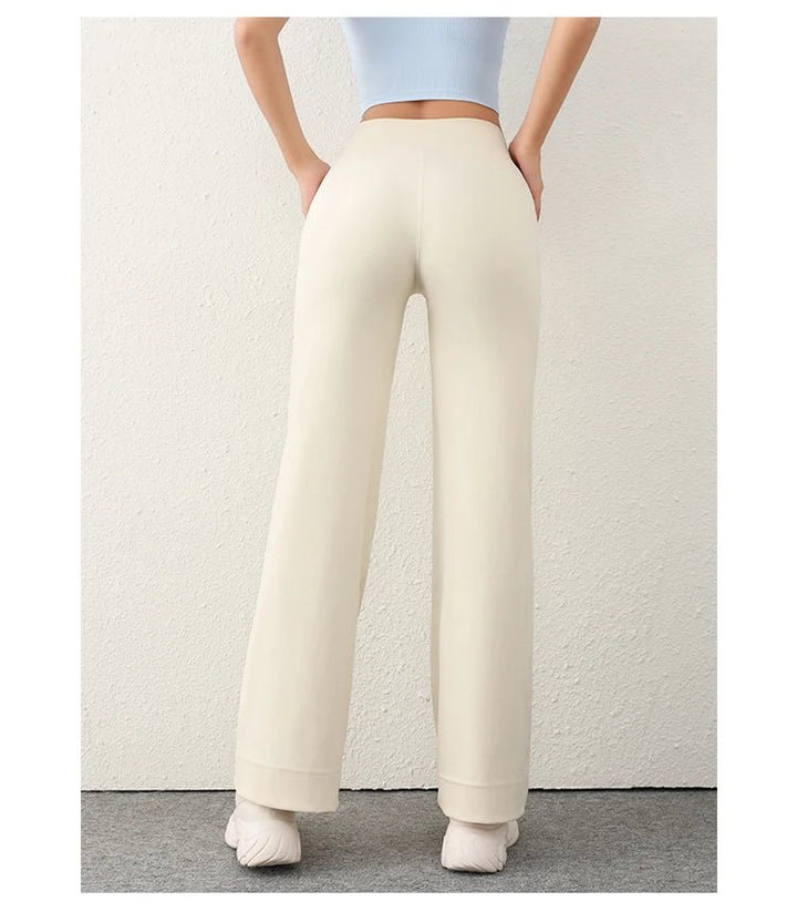 Women's Loose Fit Wide Leg Sweatpants – Casual Yoga Pants with Pockets - VeauBeauty