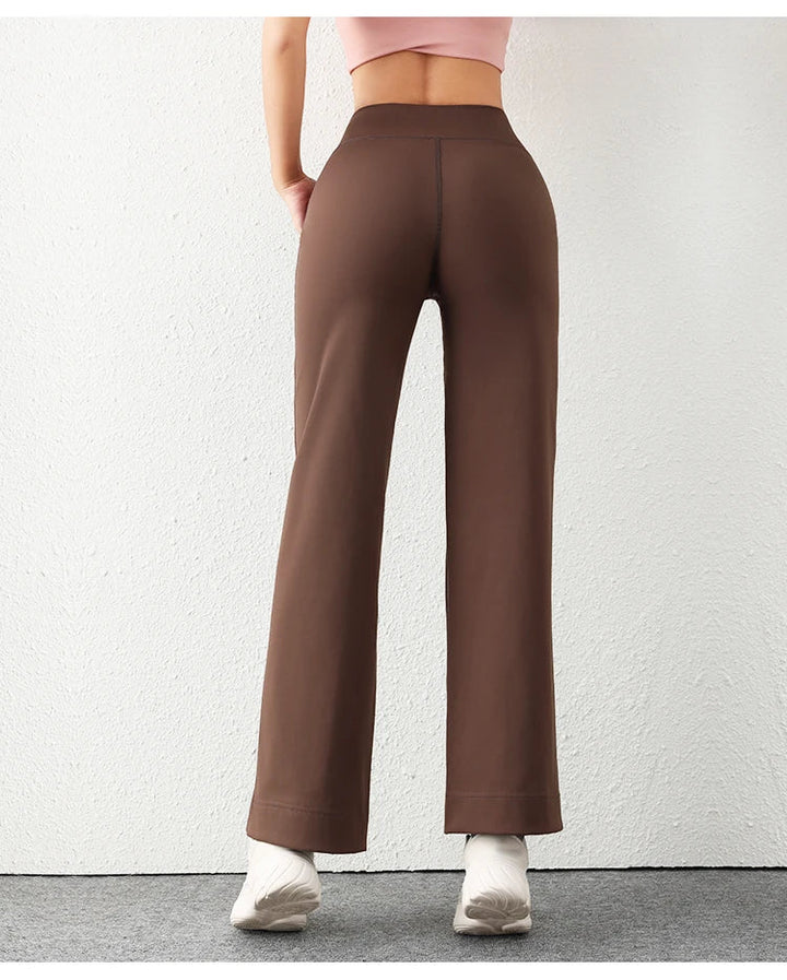 Women's Loose Fit Wide Leg Sweatpants – Casual Yoga Pants with Pockets - VeauBeauty