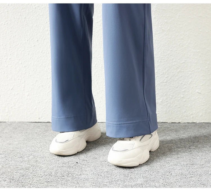 Women's Loose Fit Wide Leg Sweatpants – Casual Yoga Pants with Pockets - VeauBeauty