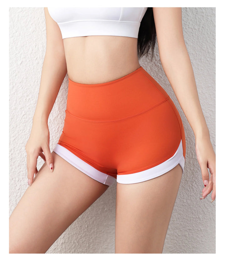 Women's Recycled Yoga Shorts – Hip - Lifting Sweat - Wicking Solid Color - VeauBeauty