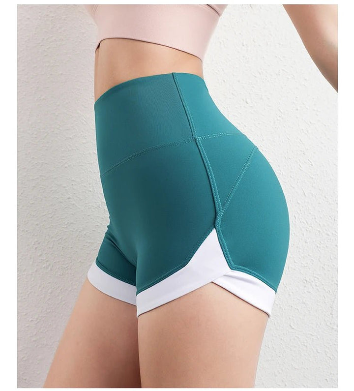 Women's Recycled Yoga Shorts – Hip - Lifting Sweat - Wicking Solid Color - VeauBeauty