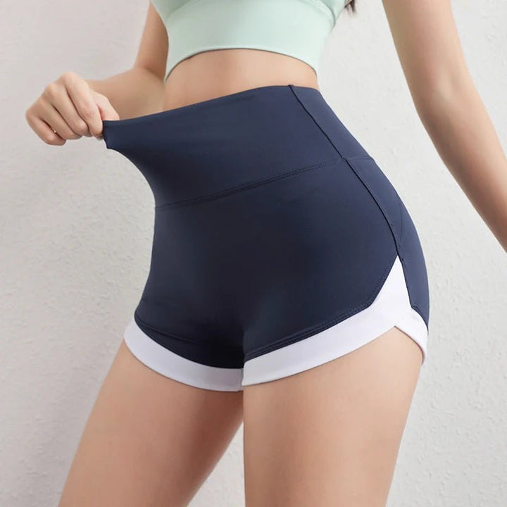 Women's Recycled Yoga Shorts – Hip - Lifting Sweat - Wicking Solid Color - VeauBeauty